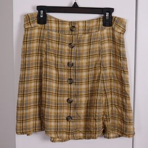 American Eagle Plaid Skater Skirt (Size S)
